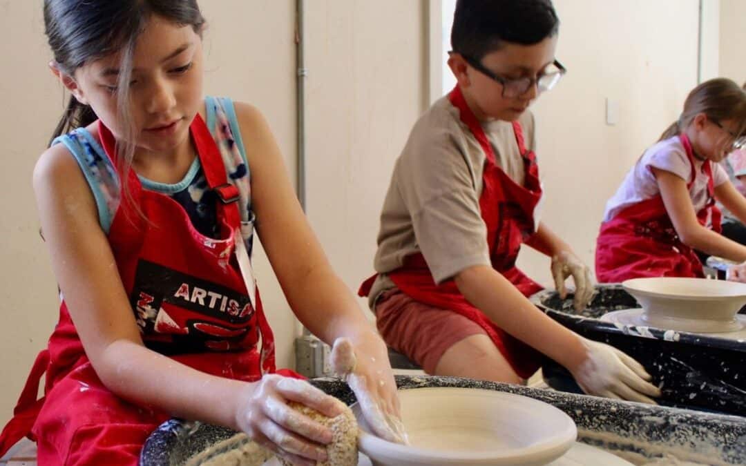 Youth Pottery Wheel – Ages 10 to 15 – Wednesdays