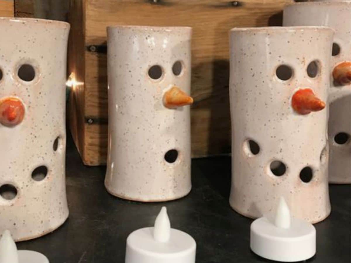 Frosty Luminary Family Workshop at Old Town Artisan Studios.