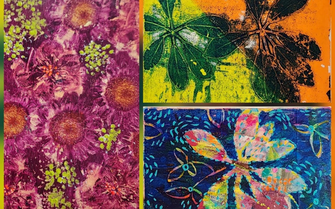 Botanical Printing with Gel Plates Workshop, Feb 20